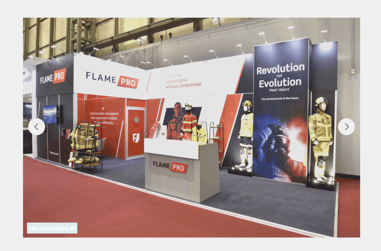 Linx Modular exhibition stand designs